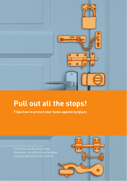 Pull out all the stops! - Kantonspolizei Basel