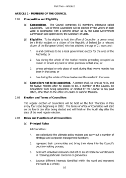 Members of the Council