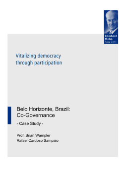 Belo Horizonte, Brazil: Co-Governance