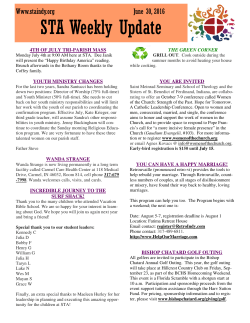 STA Weekly Update