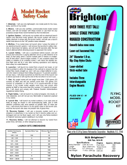 over three feet tall! single stage payload rugged construction