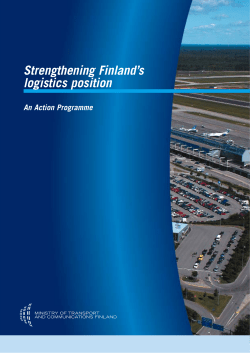 strengthening finland`s logistics position