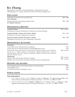 Curriculum vitae - Northeastern University