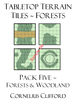 Tabletop TERRAIN Tiles ~ Forests