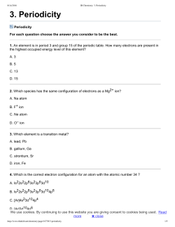 3. Periodicity - Clewett