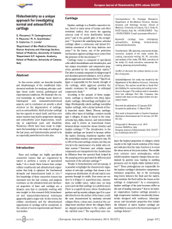 Print this article - European Journal of Histochemistry