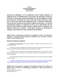 P15-25 - Solar Farms - Cumberland County Government