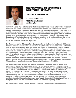 respiratory compromise institute - update