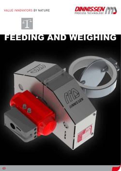 Feeding and weighing