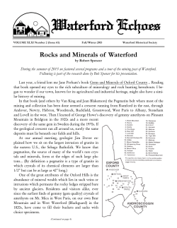Newsletter #61 - Town of Waterford Maine