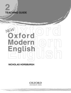 Teaching Guide 2 - Oxford University Press