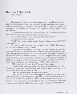 The Fool: A Short Fable - UW Tacoma Digital Commons