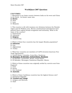 2007 Questions - Porter History