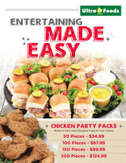 entertaining - Ultra Foods