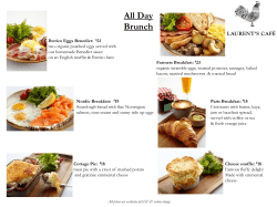 to view our Cafe Menu - Laurent Bernard Chocolatier