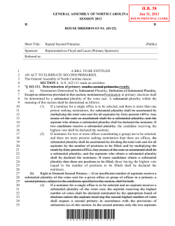 Filed - North Carolina General Assembly