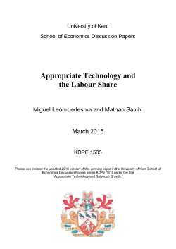 Appropriate Technology and the Labour Share