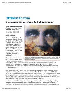 TheStar.com - entertainment - Contemporary art
