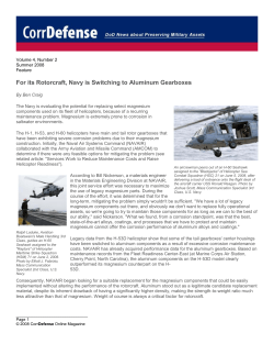 For its Rotorcraft, Navy is Switching to Aluminum