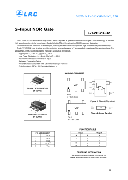 2&ndash;Input NOR Gate