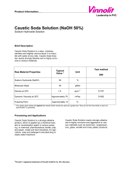 Caustic Soda Solution (NaOH 50%)