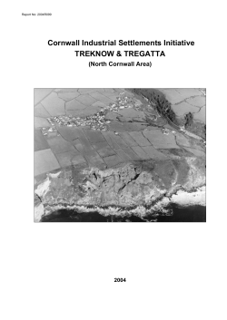 Cornwall Industrial Settlements Initiative
