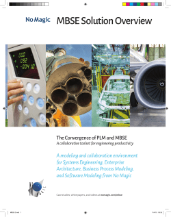 MBSE Solution Overview