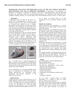 Moessbauer and Raman Spectroscopical Data of the New German