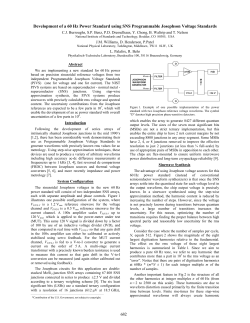 Development of a 60 Hz Power Standard using SNS Programmable