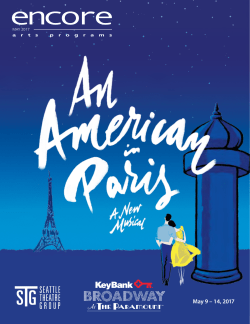 An American in Paris - Encore Arts Seattle