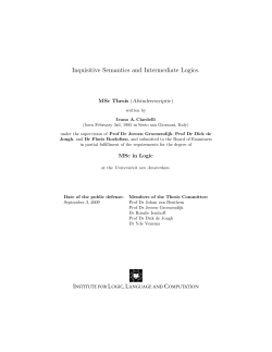 Inquisitive Semantics and Intermediate Logics.
