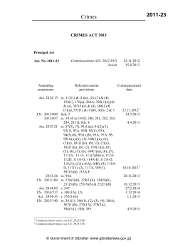 2011-23 - Laws of Gibraltar