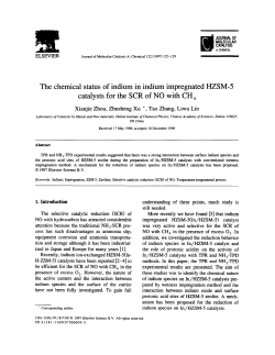 The chemical status of indium in indium