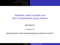 Parabolic vector bundles and Nori`s fundamental group scheme