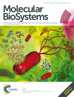 Metabolomic analysis of riboswitch containing E