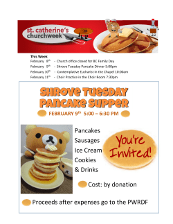 Cost: by donation Proceeds after expenses go to the PWRDF