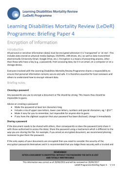 Briefing Paper 4 - University of Bristol