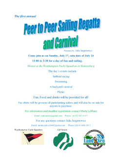 The first annual Fun, Food and drinks will be provided for all!