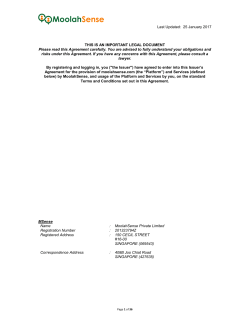 Issuer - MoolahSense