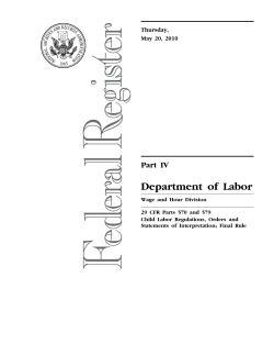 Child labor, Law - gov.dol.webapps