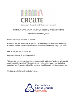 - CReaTE - Canterbury Christ Church University