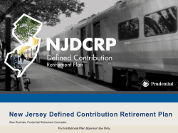 New Jersey Defined Contribution Retirement Plan