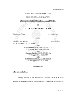(CIVIL) NO.338 OF 2014 IN CIVIL APPEA