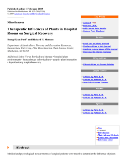 Published online 1 February 2009