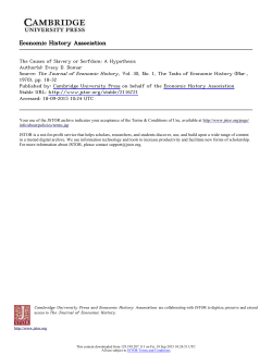 Economic History Association - Thomas Piketty