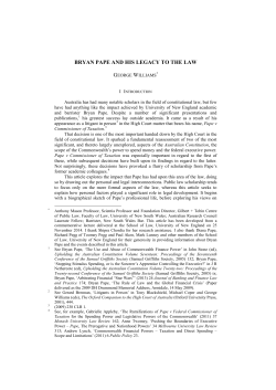 bryan pape and his legacy to the law