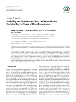 Modelling and Simulation of Fuel Cell Dynamics for Electrical