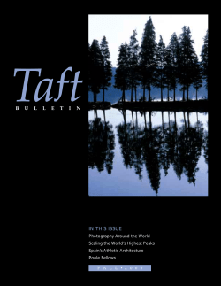 in this issue - The Taft School