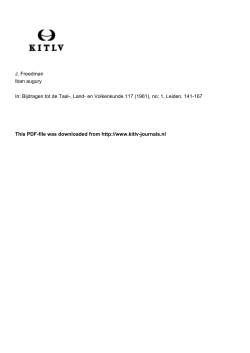 J. Freedman Iban augury In - Brill Online Books and Journals