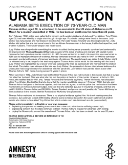 urgent action - Amnesty International